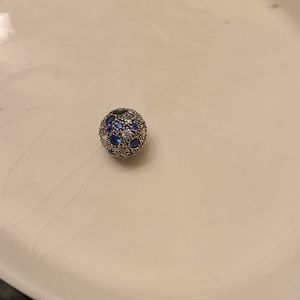 Pandora blue stone spacer bead